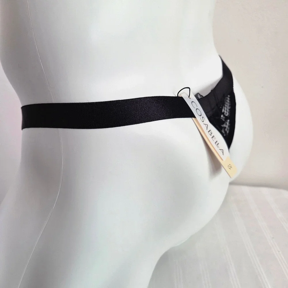 Cosabella Luxury Men's Italian Lace Thong Premium Designer Underwear